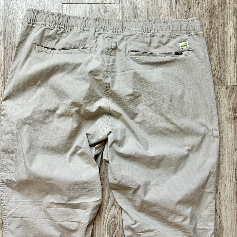 Vuori Men's Ripstop Pants in Sesame Beige 32" Size L/XL - Picture 11 of 12
